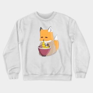 Fox and ramen Crewneck Sweatshirt